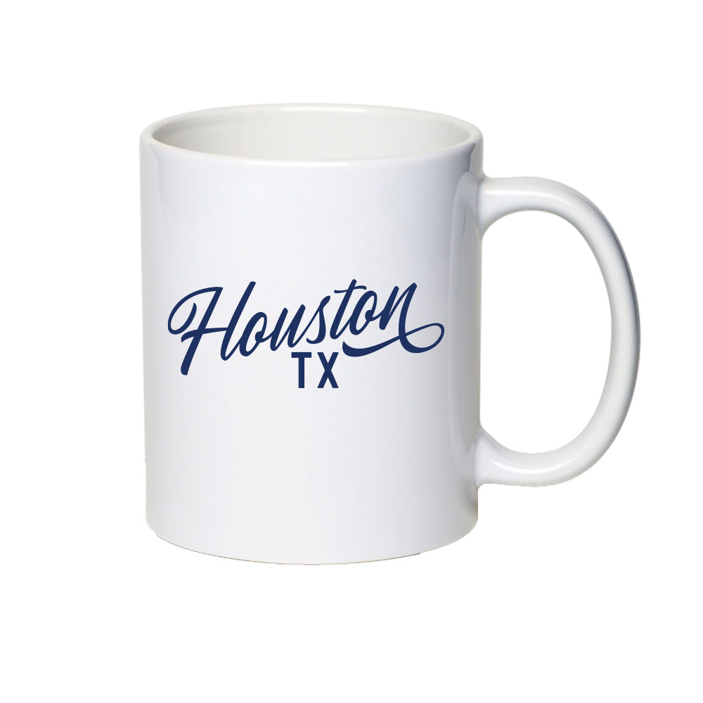 Houston Texas Script Mug