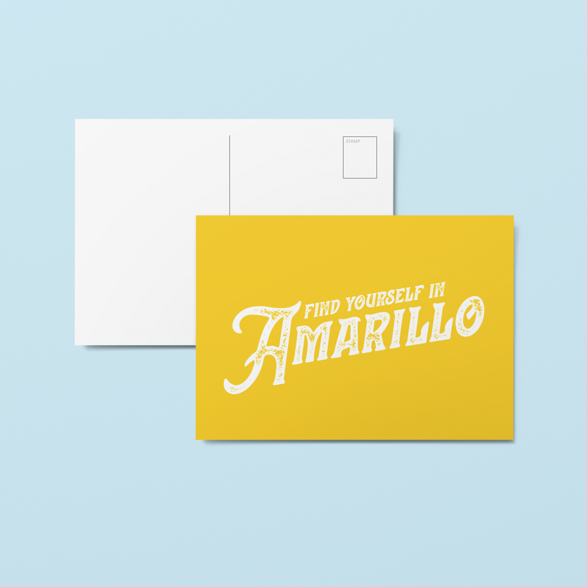 Amarillo Texas Postcard - Find Yourself