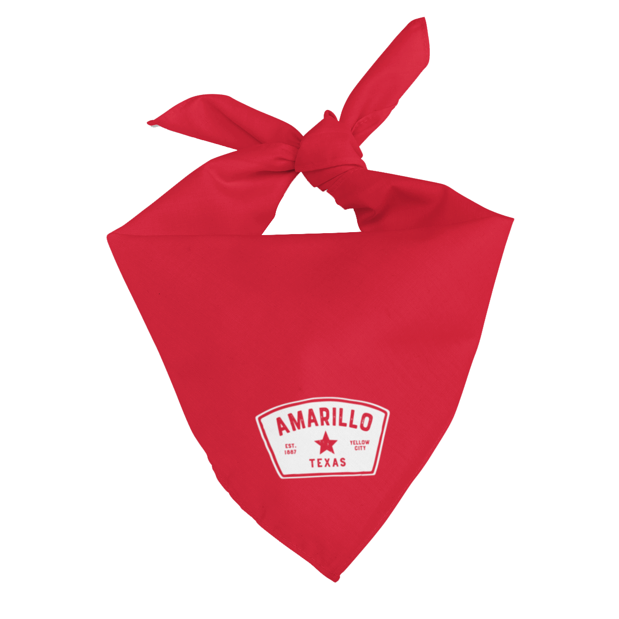 Amarillo Texas Bandana - Badge