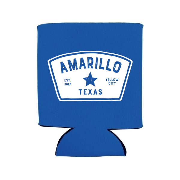 Amarillo Texas Can Cooler - Badge