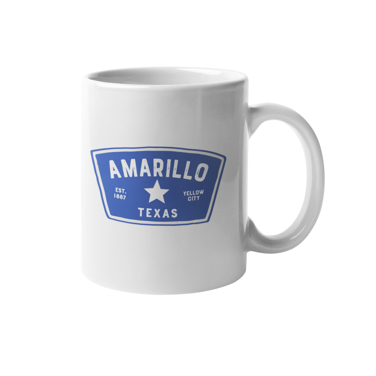 Amarillo Texas Mug - Badge
