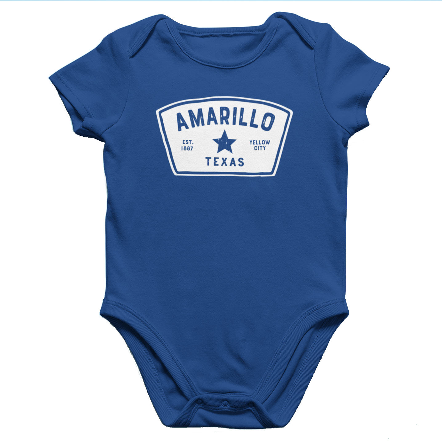 Amarillo Texas Infant Onesie - Badge