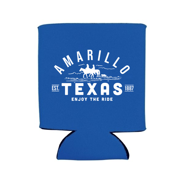 Amarillo Texas Can Cooler - Enjoy the Ride