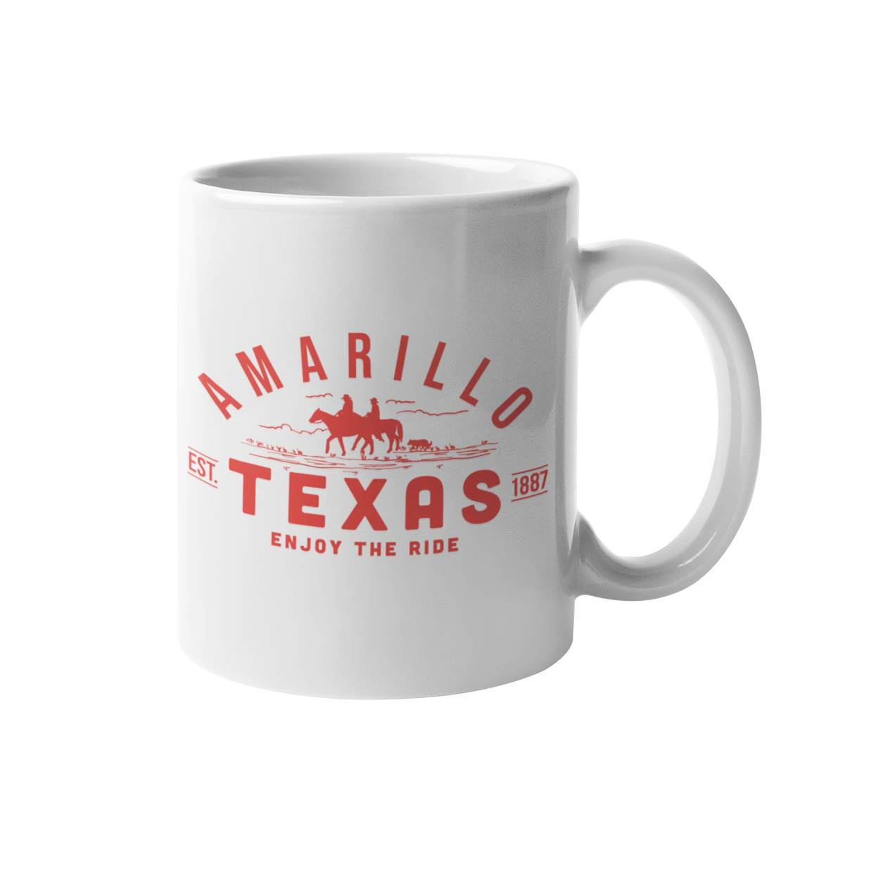 Amarillo Texas Mug - Enjoy the Ride