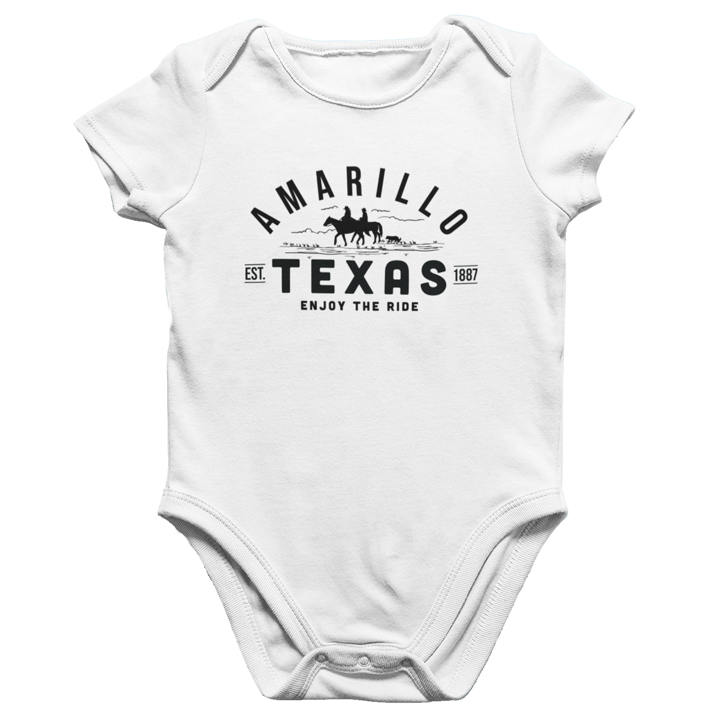 Amarillo Texas Infant Onesie - Enjoy the Ride