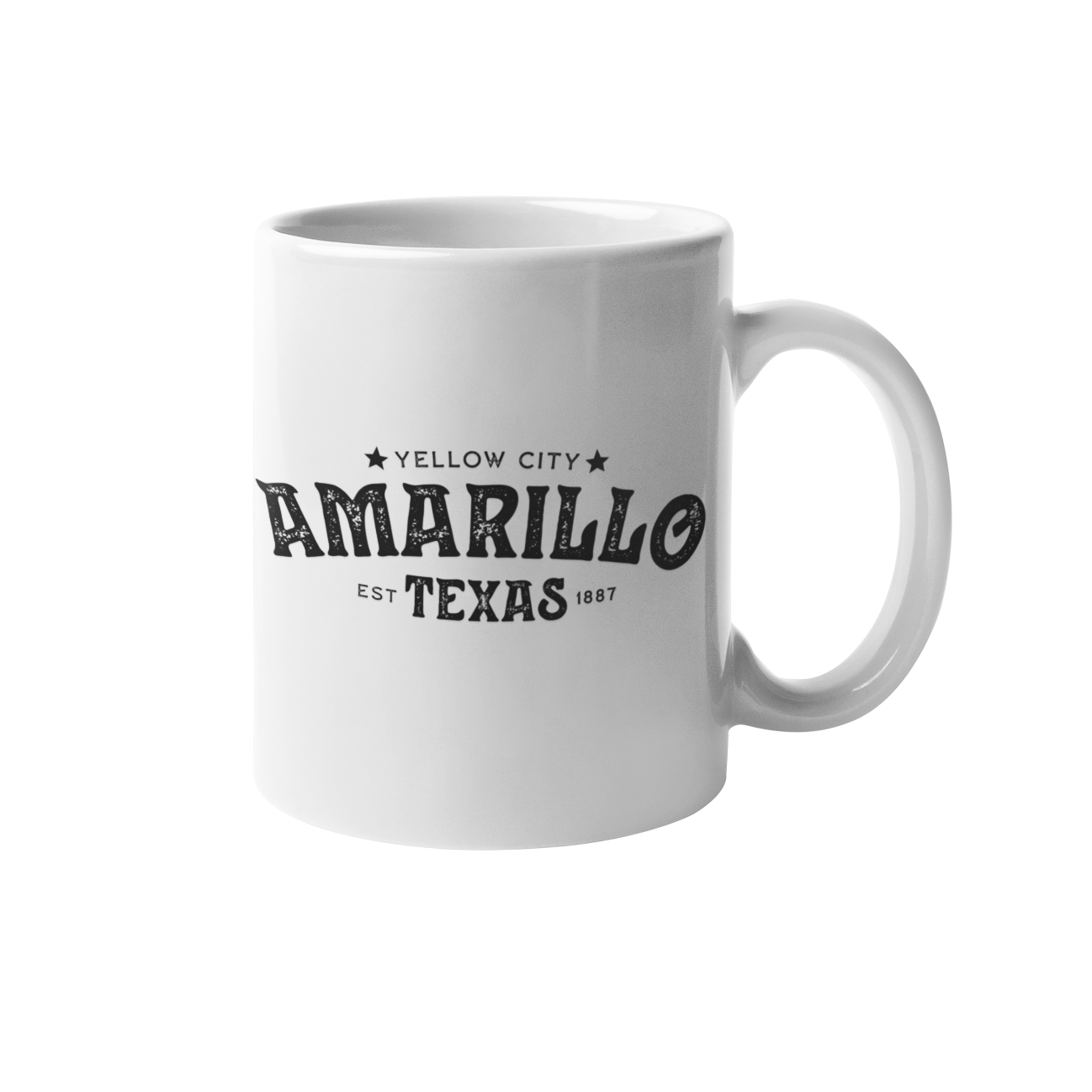 Amarillo Texas Mug - Yellow City