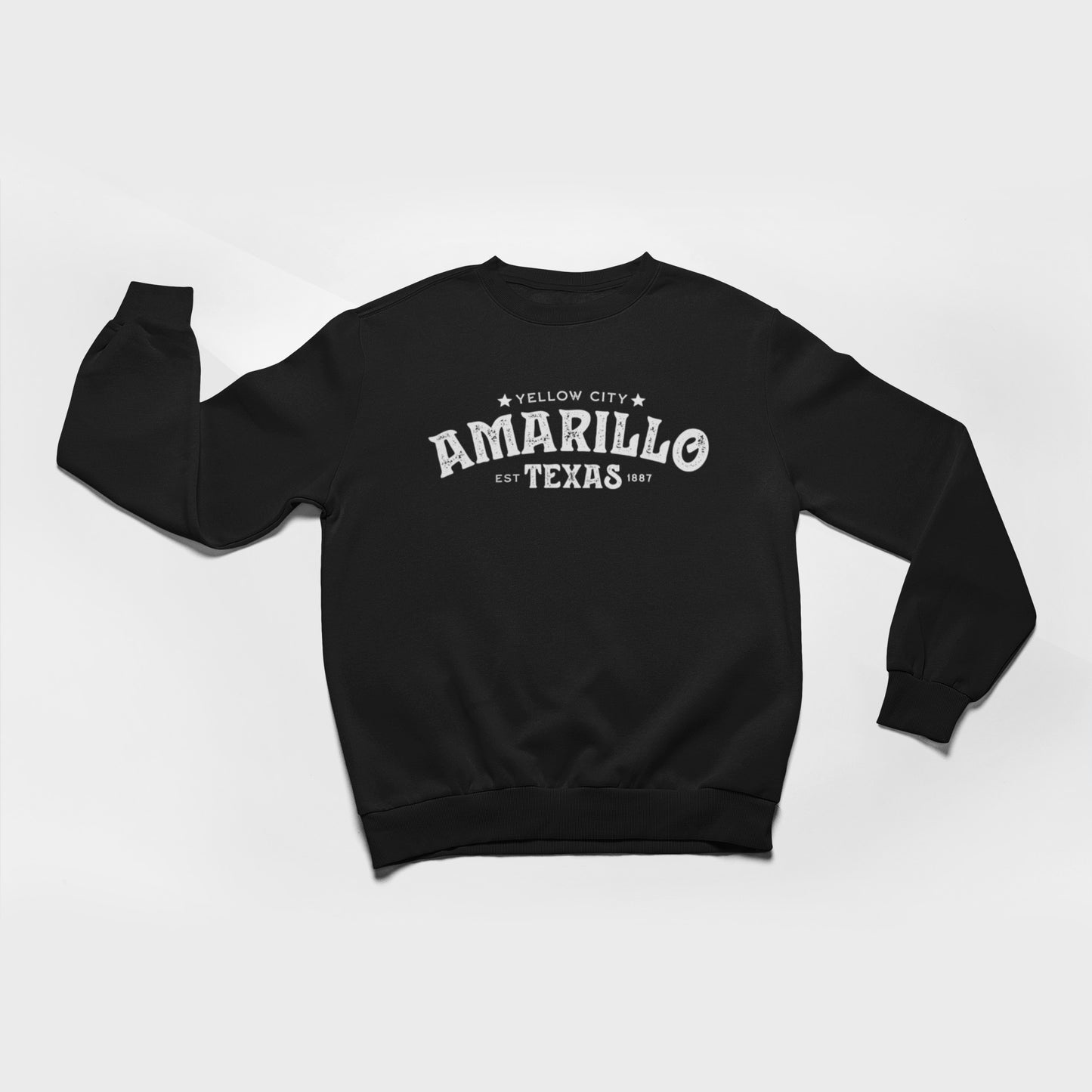 Amarillo Texas Sweatshirt-Yellow City