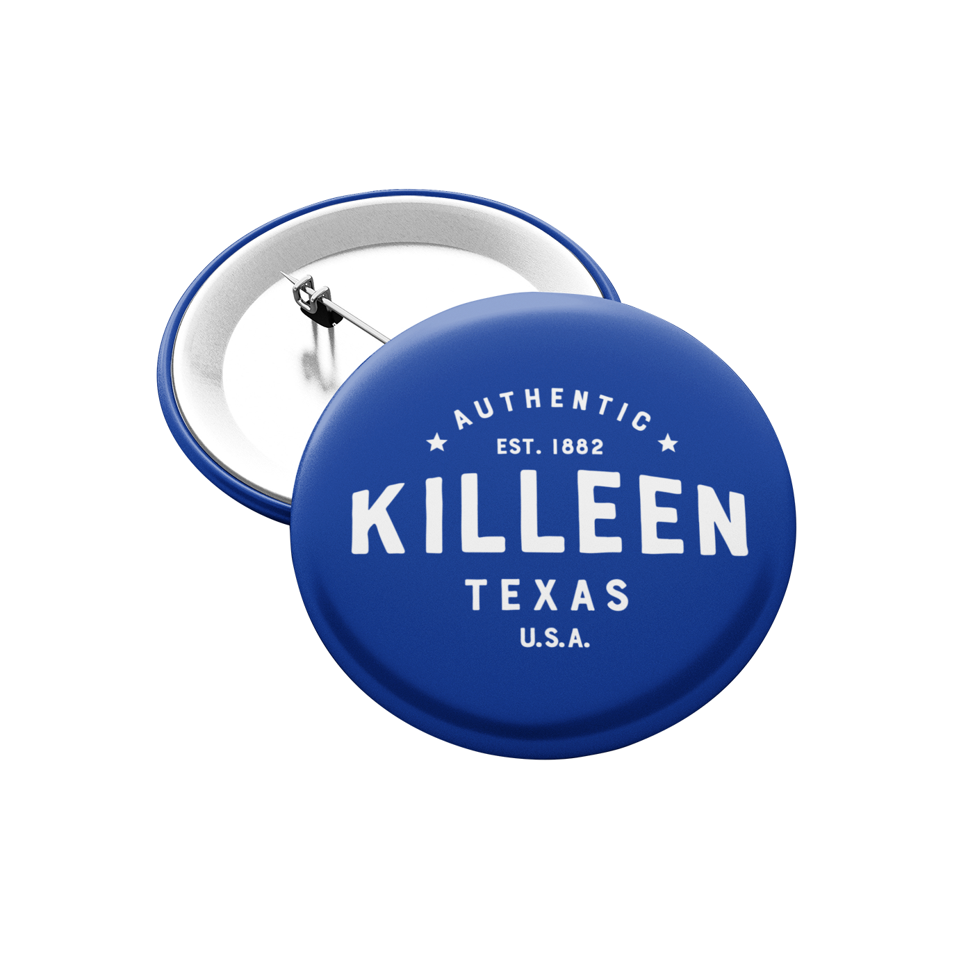 Killeen Texas Button - Authentic