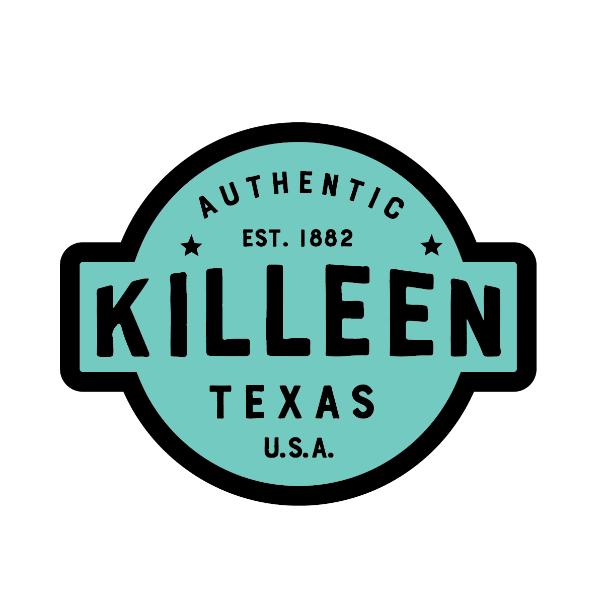 Killeen Texas Decal - Authentic