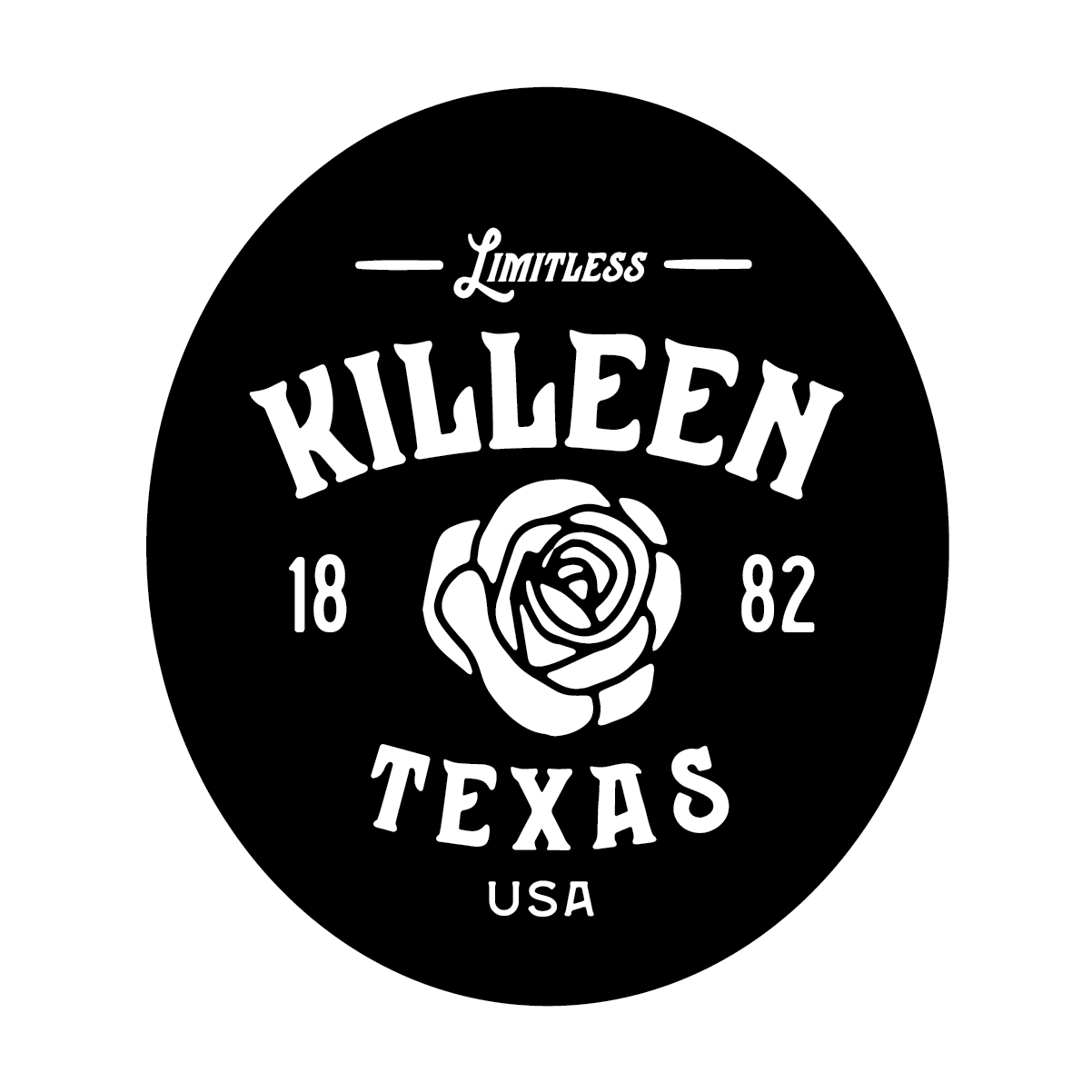 Killeen Texas Decal - Rose