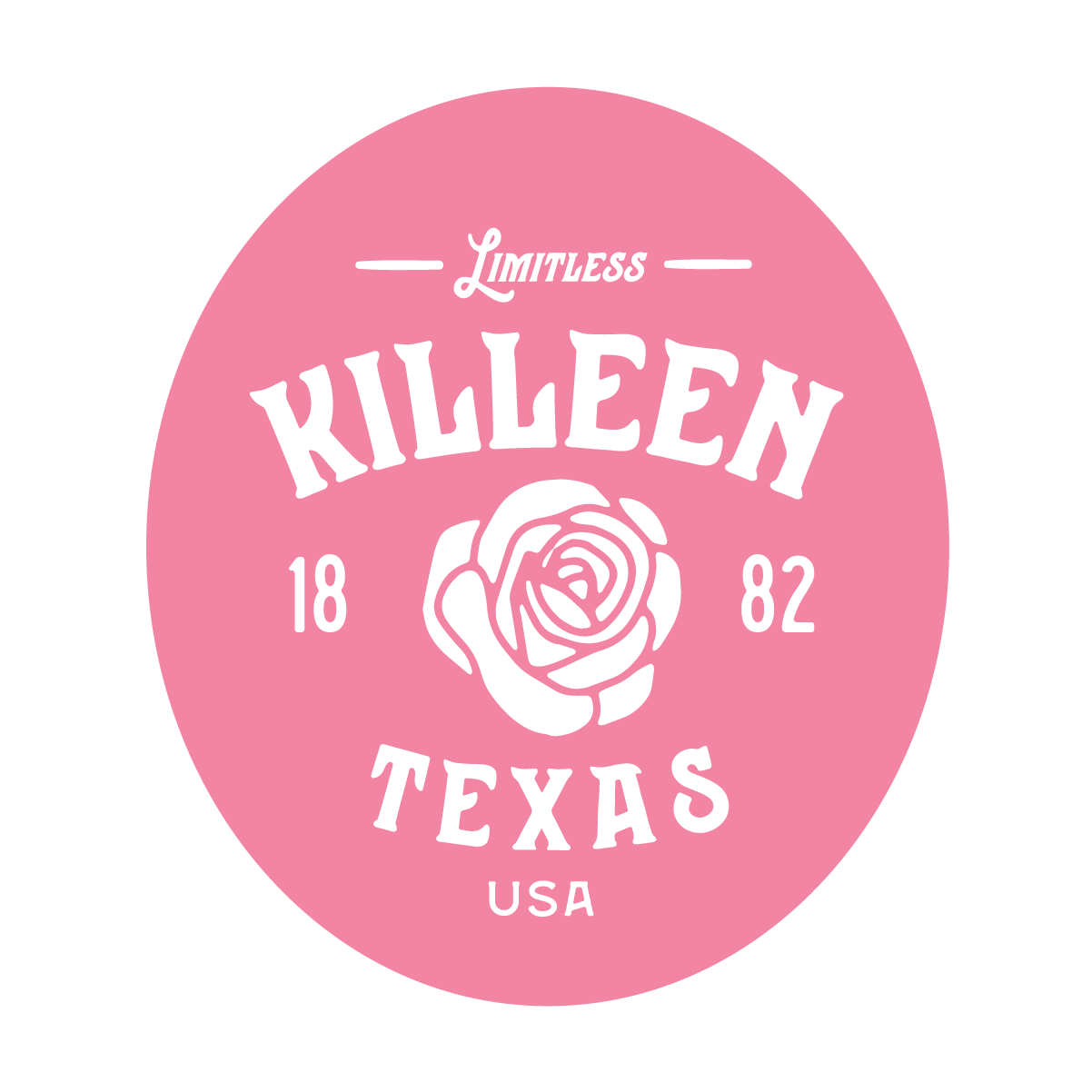 Killeen Texas Decal - Rose
