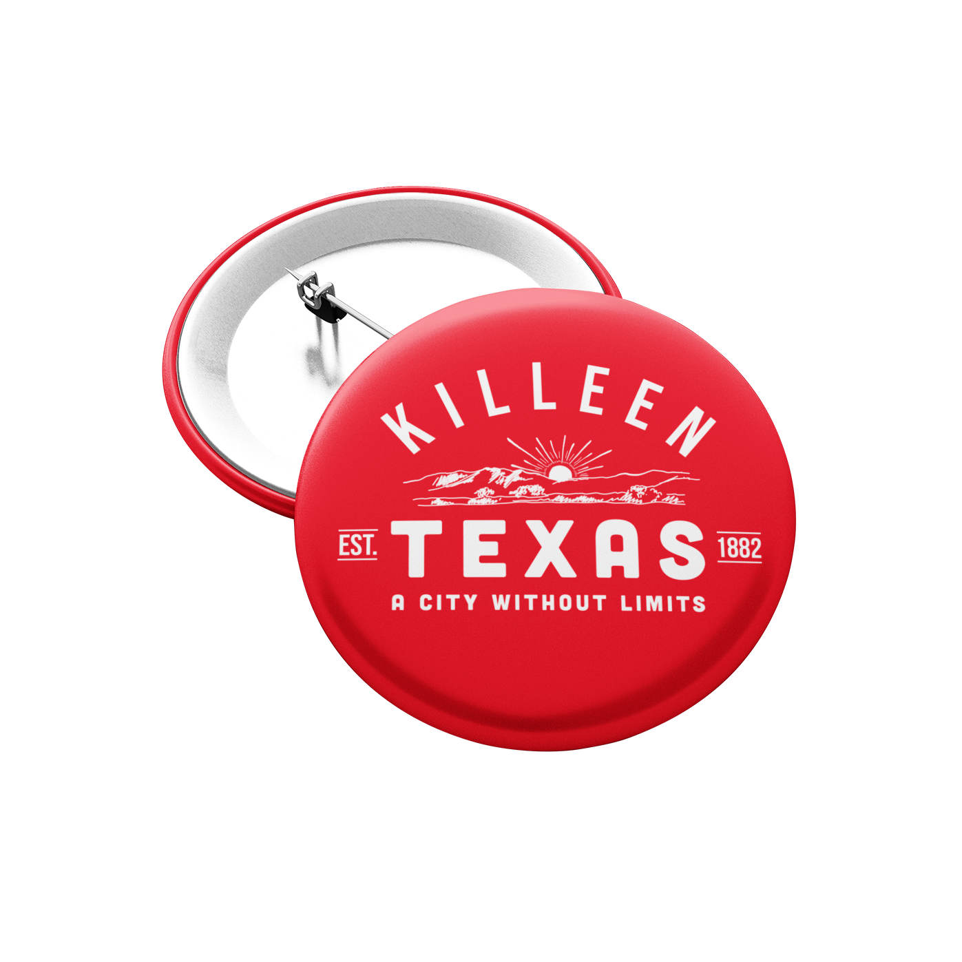 Killeen Texas Button - Without Limits