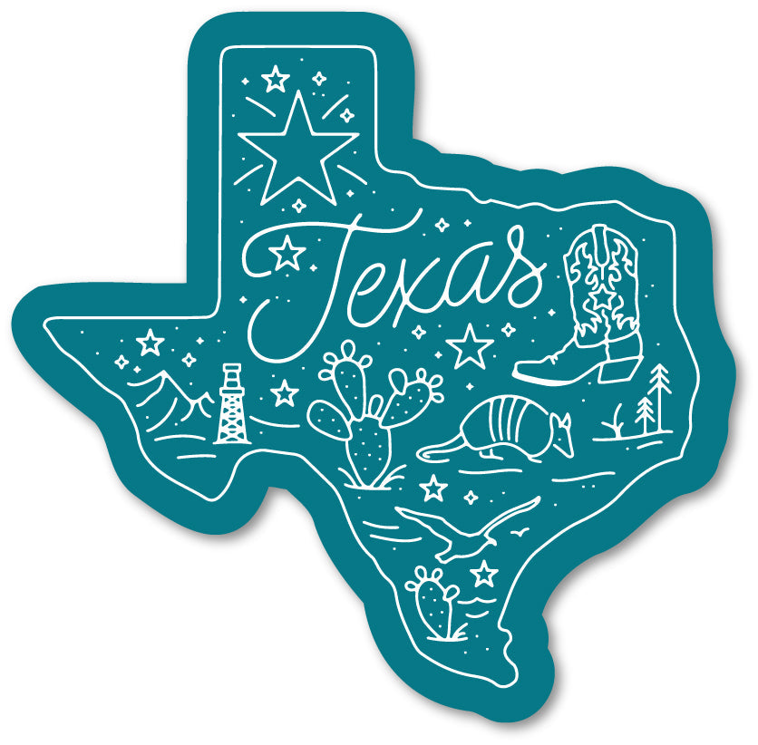 Around Texas Decal