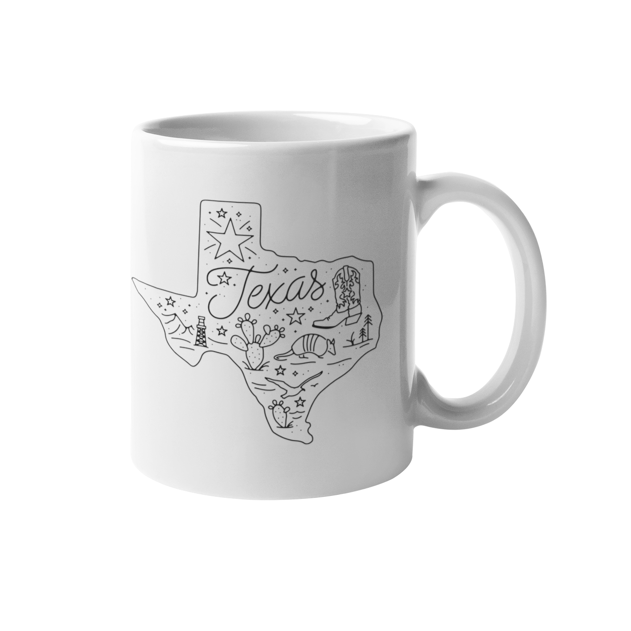 Around Texas Mug