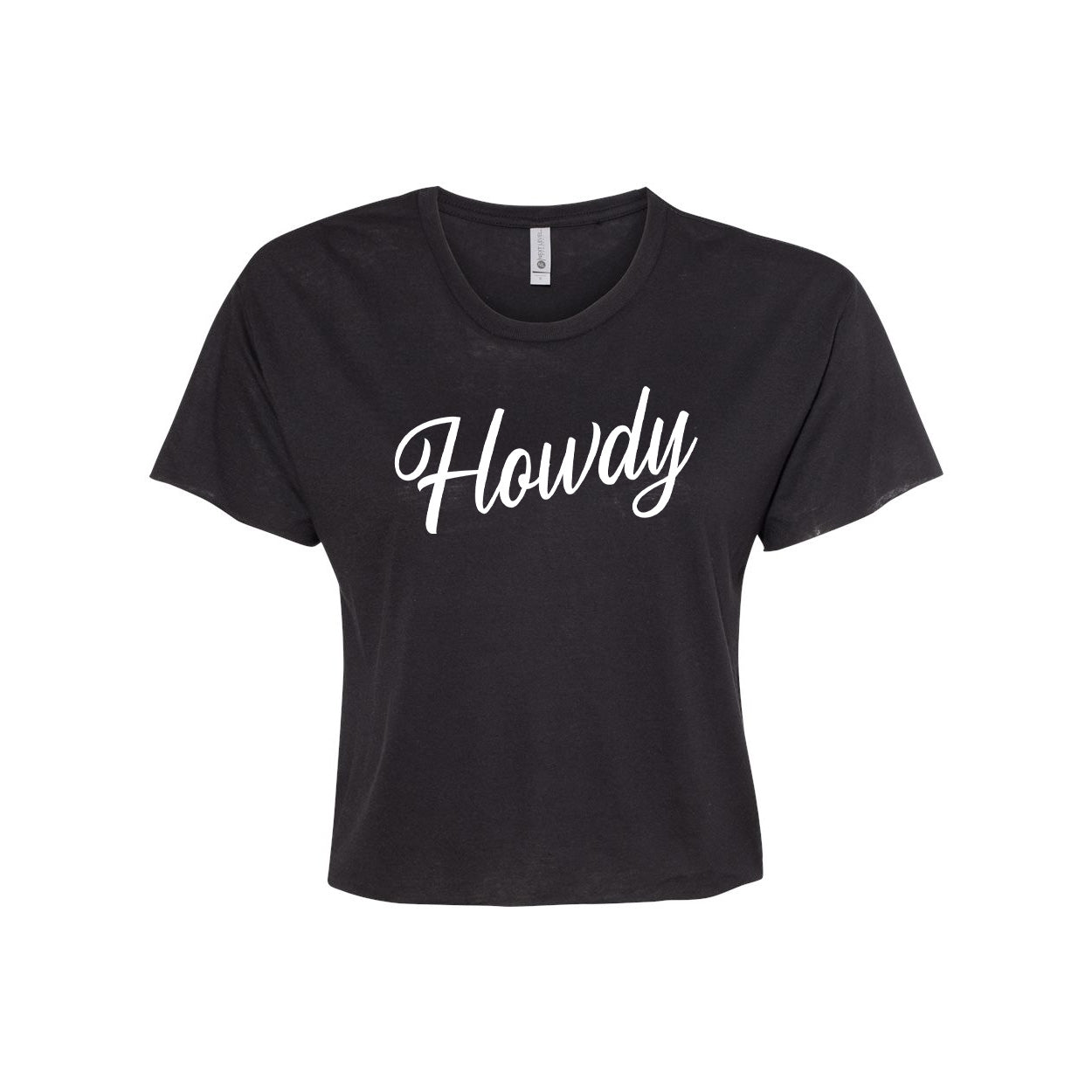 Howdy Flowy Crop Tee