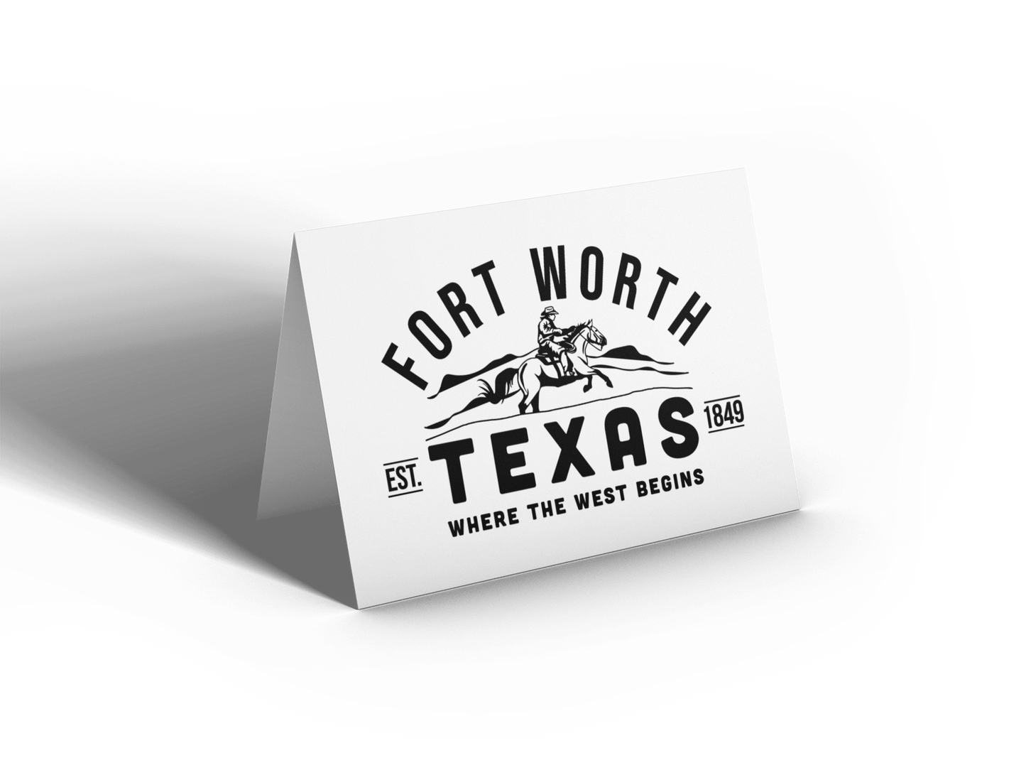 Fort Worth Texas Note Card