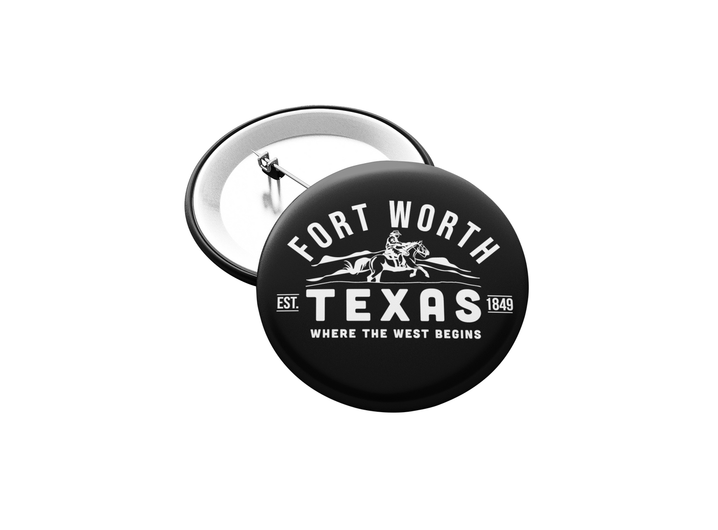 Fort Worth Texas Button