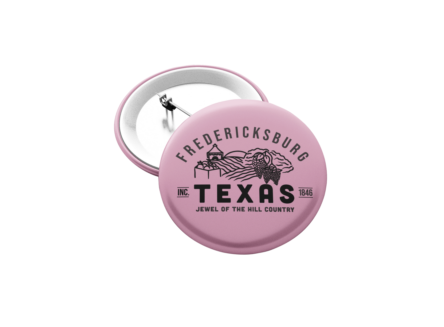 Fredericksburg Texas Button