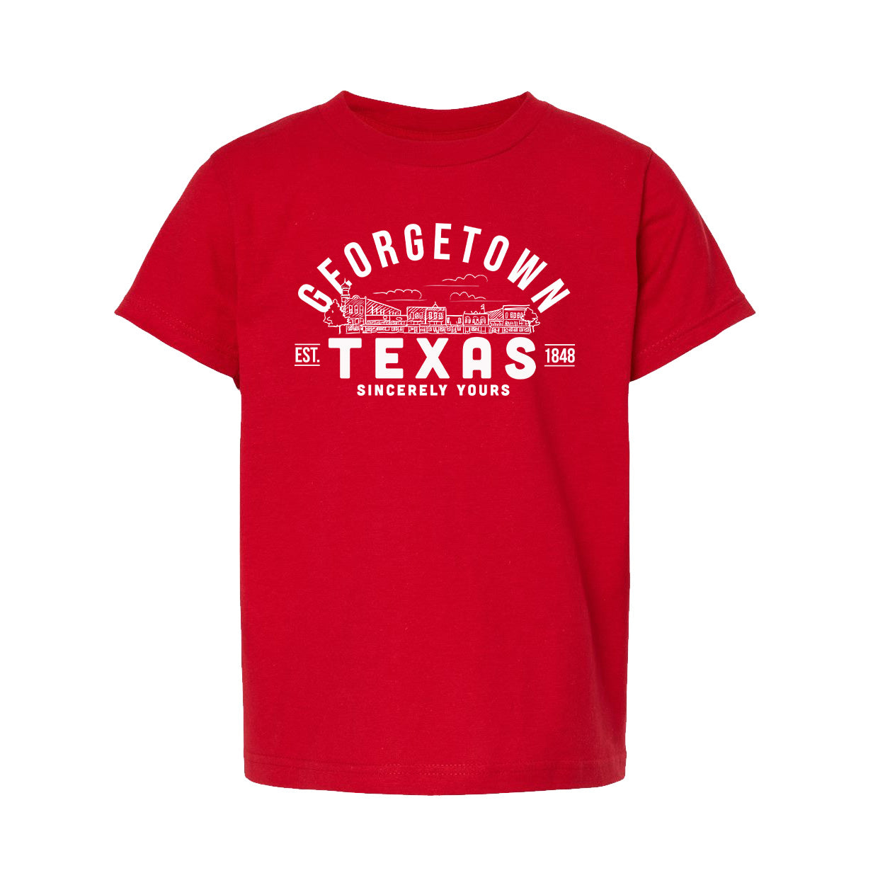 Georgetown Texas Youth T-shirt - Town Square