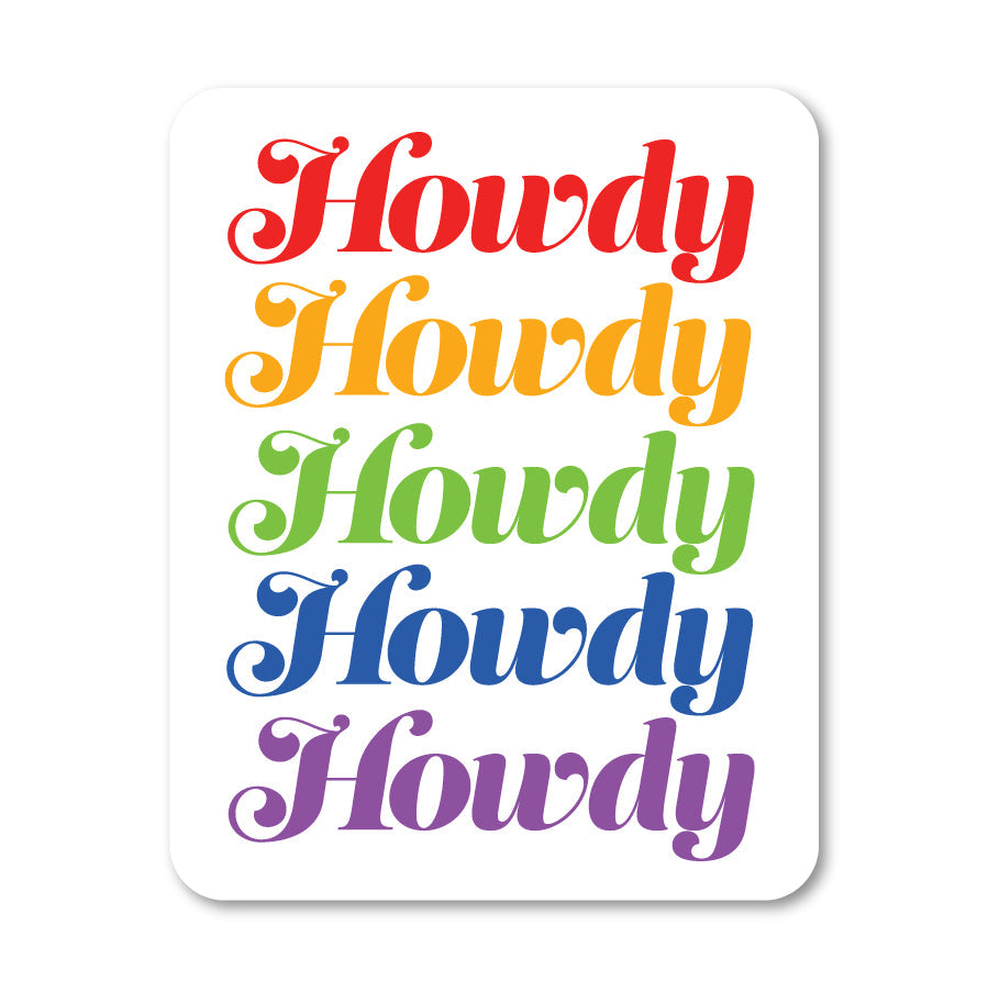 Howdy Pride Decal