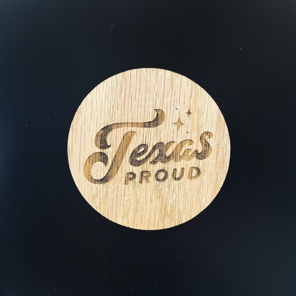 Wooden Texas Magnets