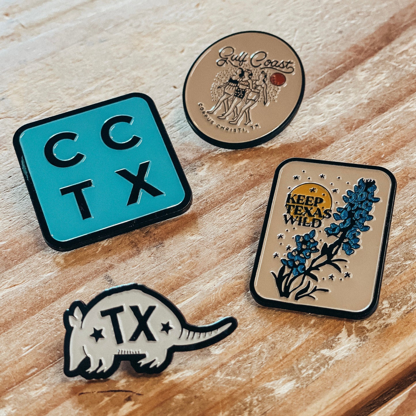 Keep Texas Wild Enamel Pin