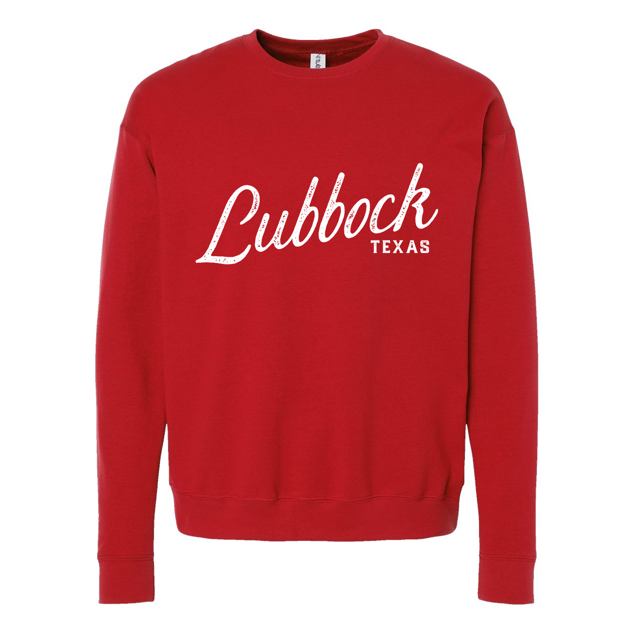 Lubbock Texas Sweatshirt - Script