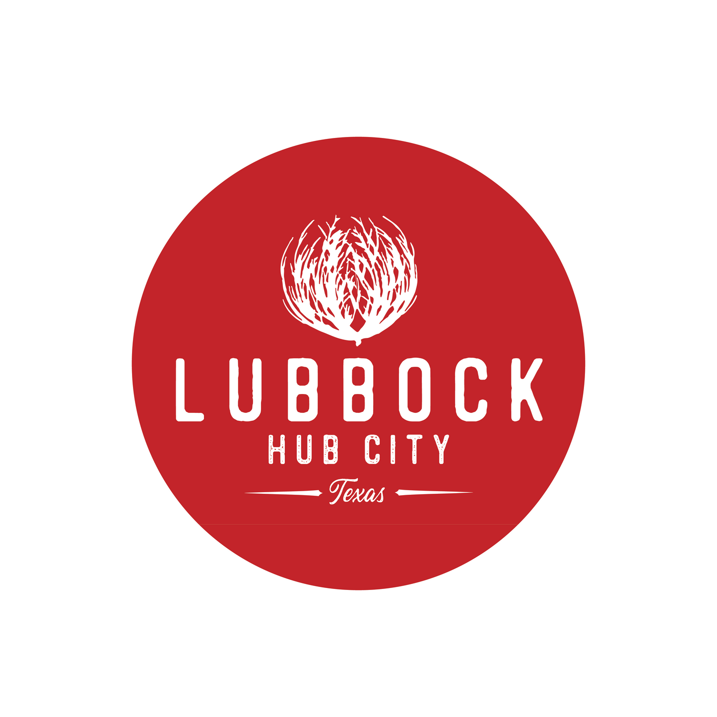 Lubbock Texas Decal - Hub City