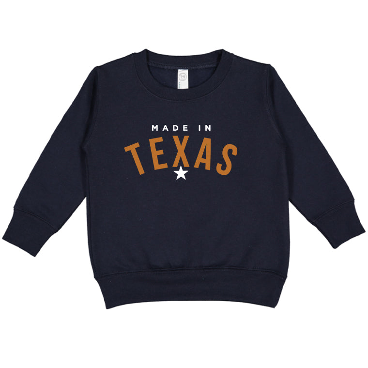 Made In Texas Toddler Sweatshirt