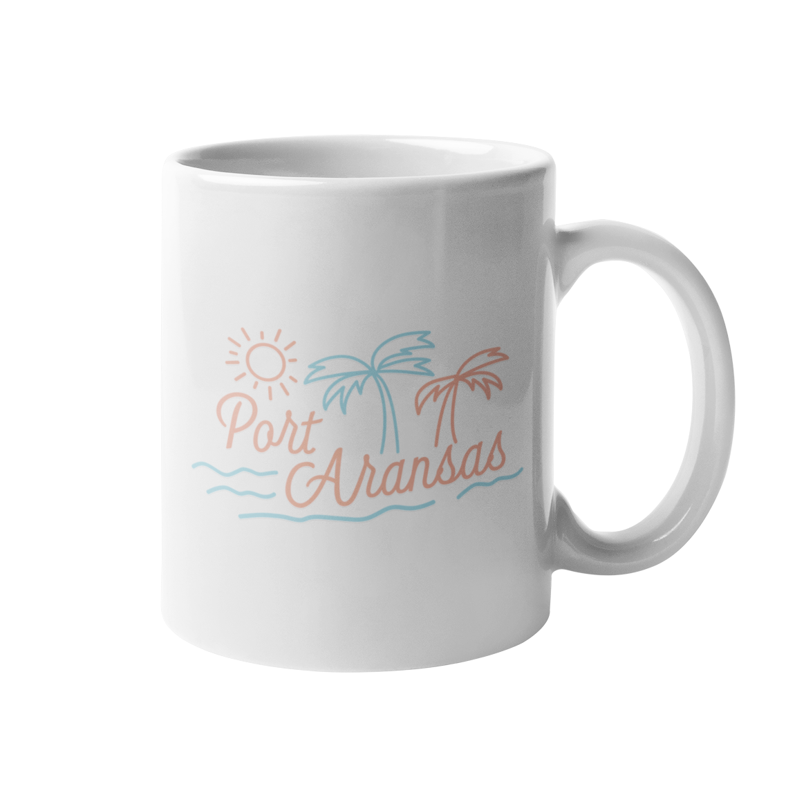 Port Aransas Texas Mug - Sun