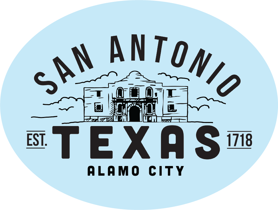 San Antonio Texas - Alamo City - Decal