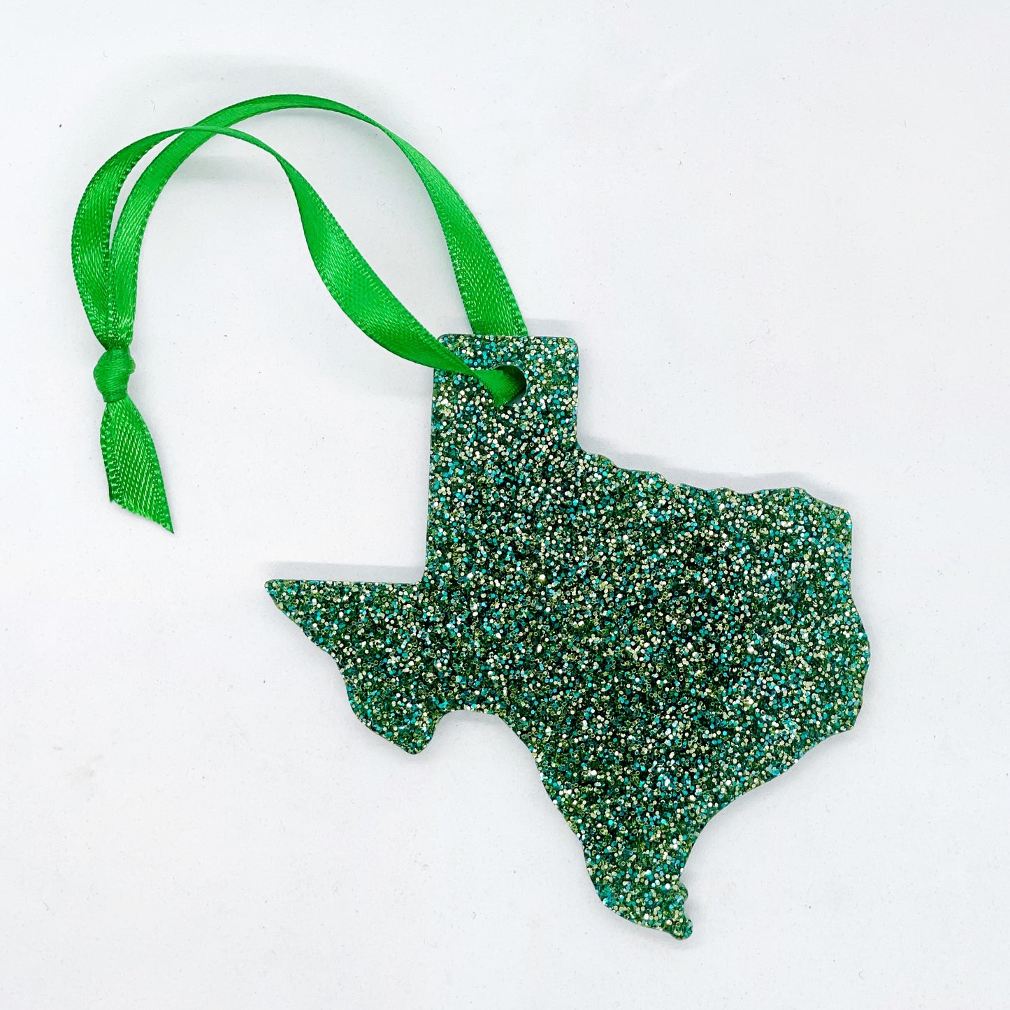 Texas Glitter Acrylic Ornament
