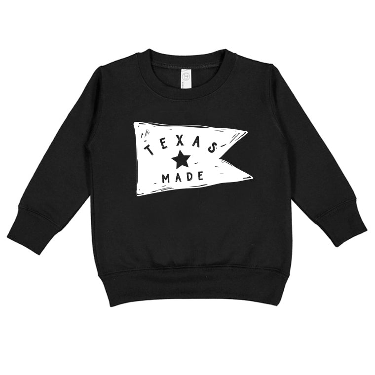 Texas Made Pennant Toddler Sweatshirt