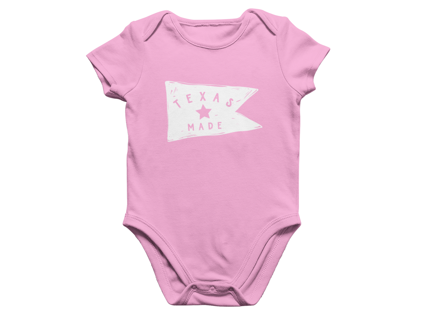 Texas Made Pennant Onesie