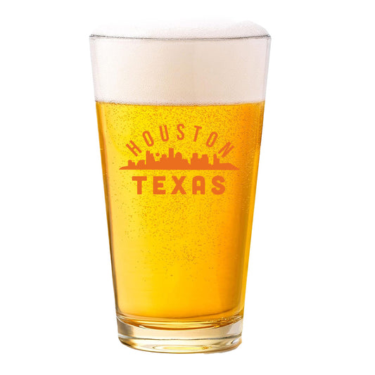 Houston Texas Skyline Pint Glass