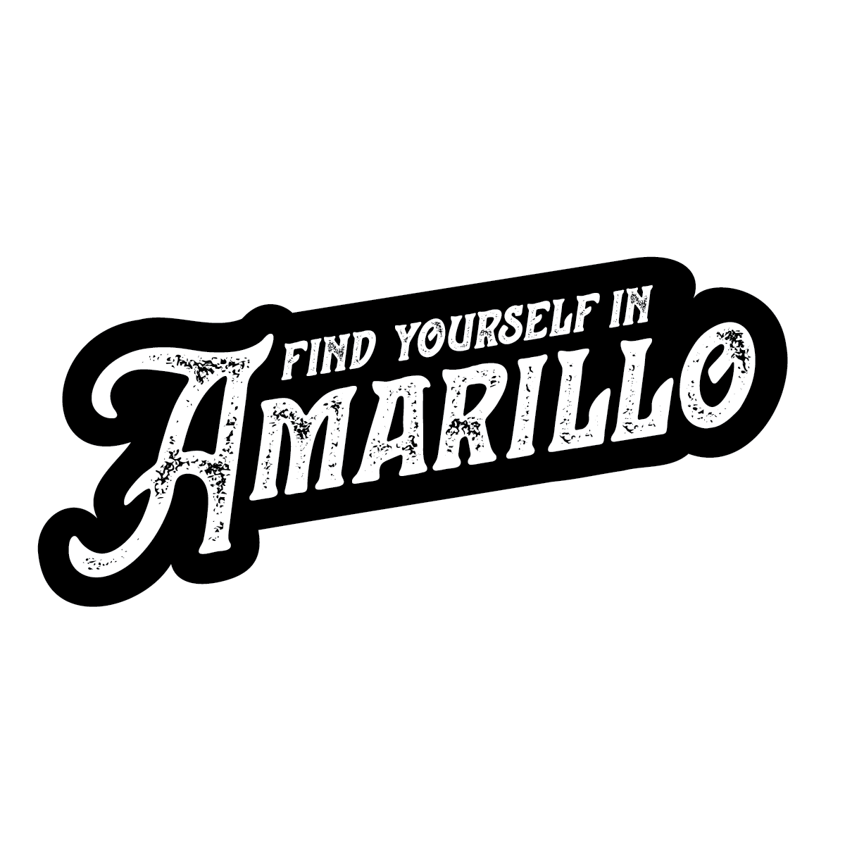 Amarillo Texas Decal - Find Yourself