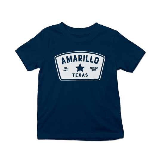 Amarillo Texas Youth T-shirt - Badge