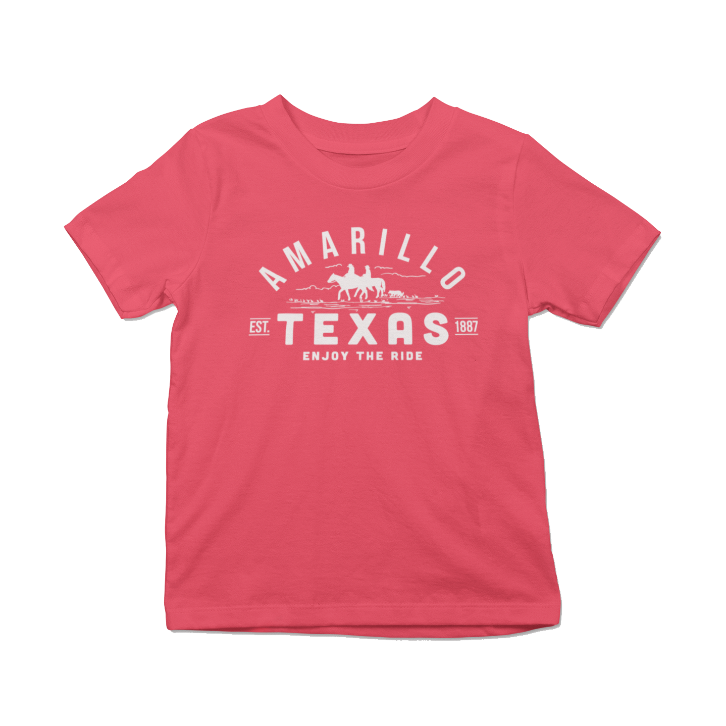 Amarillo Texas Youth T-shirt - Enjoy the Ride
