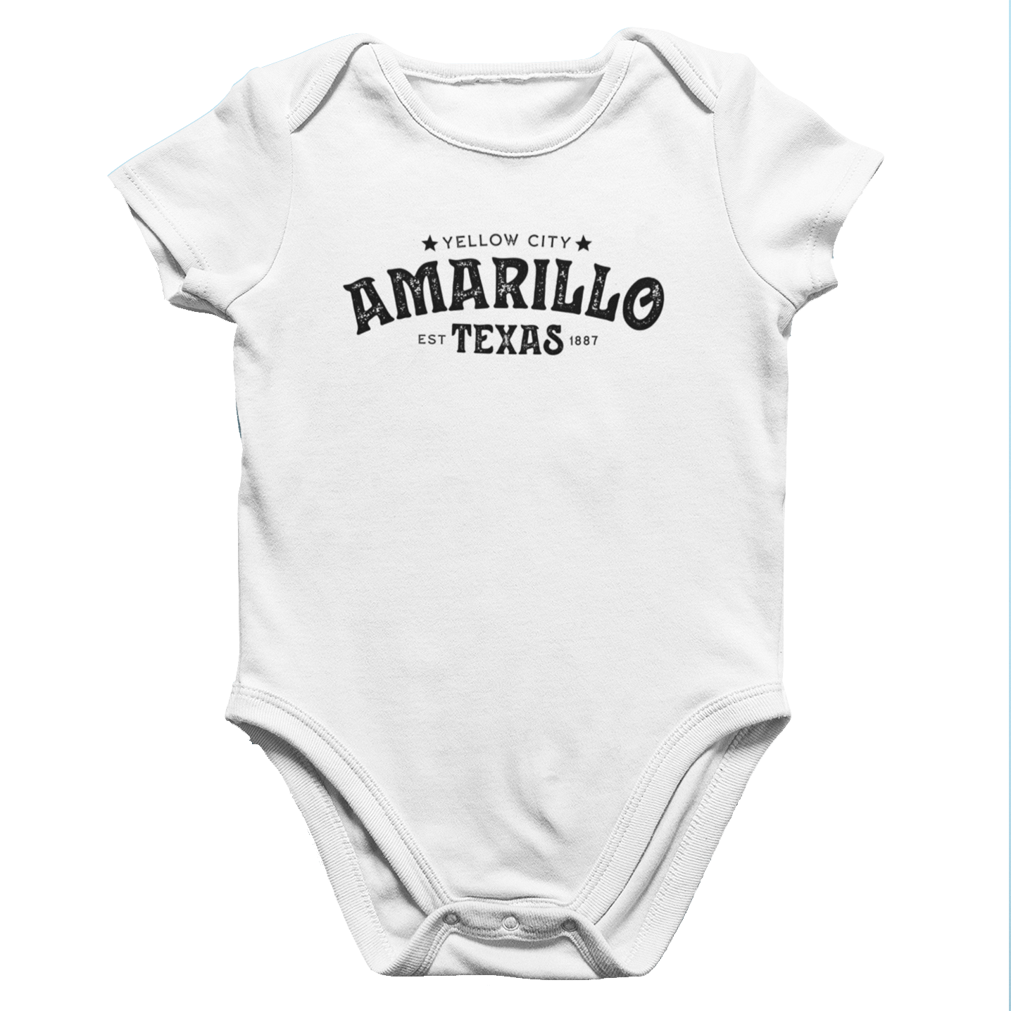 Amarillo Texas Infant Onesie - Yellow City