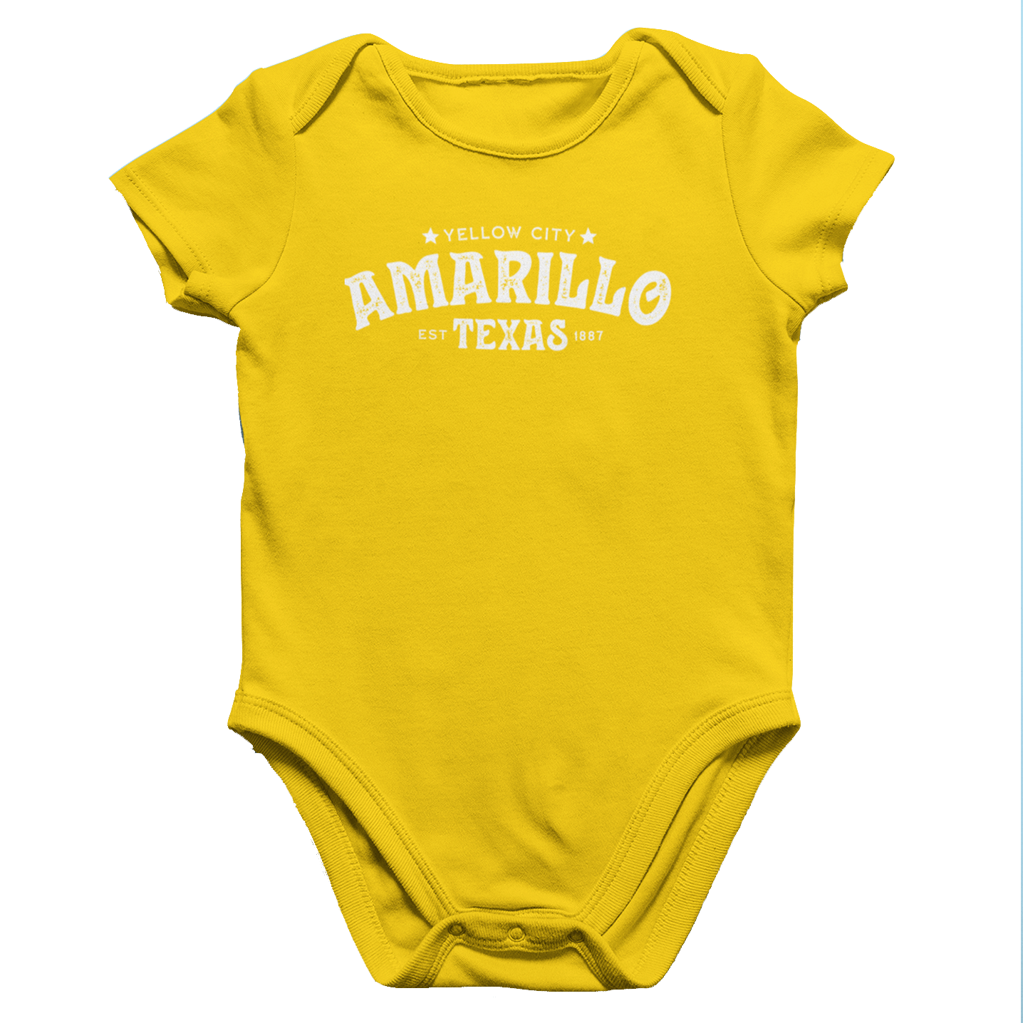 Amarillo Texas Infant Onesie - Yellow City