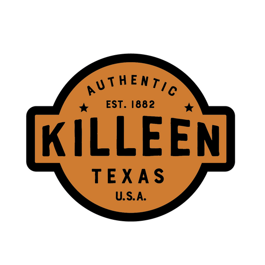 Killeen Texas Decal - Authentic