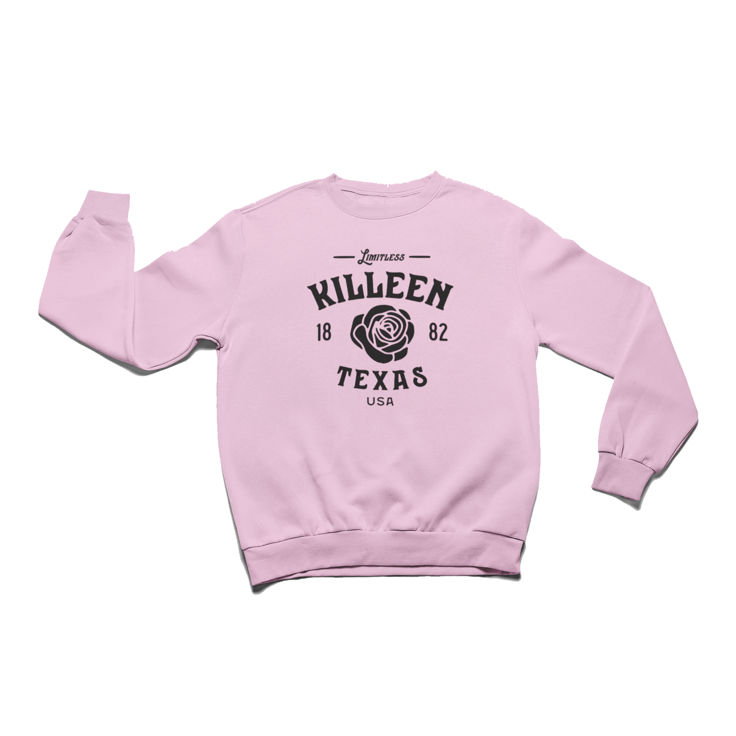Killeen Texas Sweatshirt-Rose