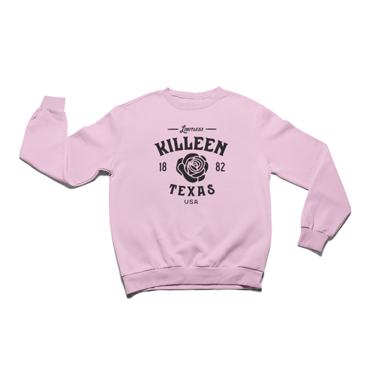 Killeen Texas Sweatshirt-Rose