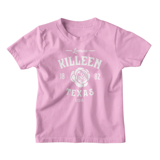 Killeen Texas Youth T-shirt - Rose