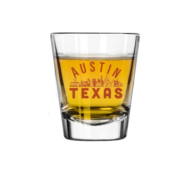 Austin Texas Shot Glass