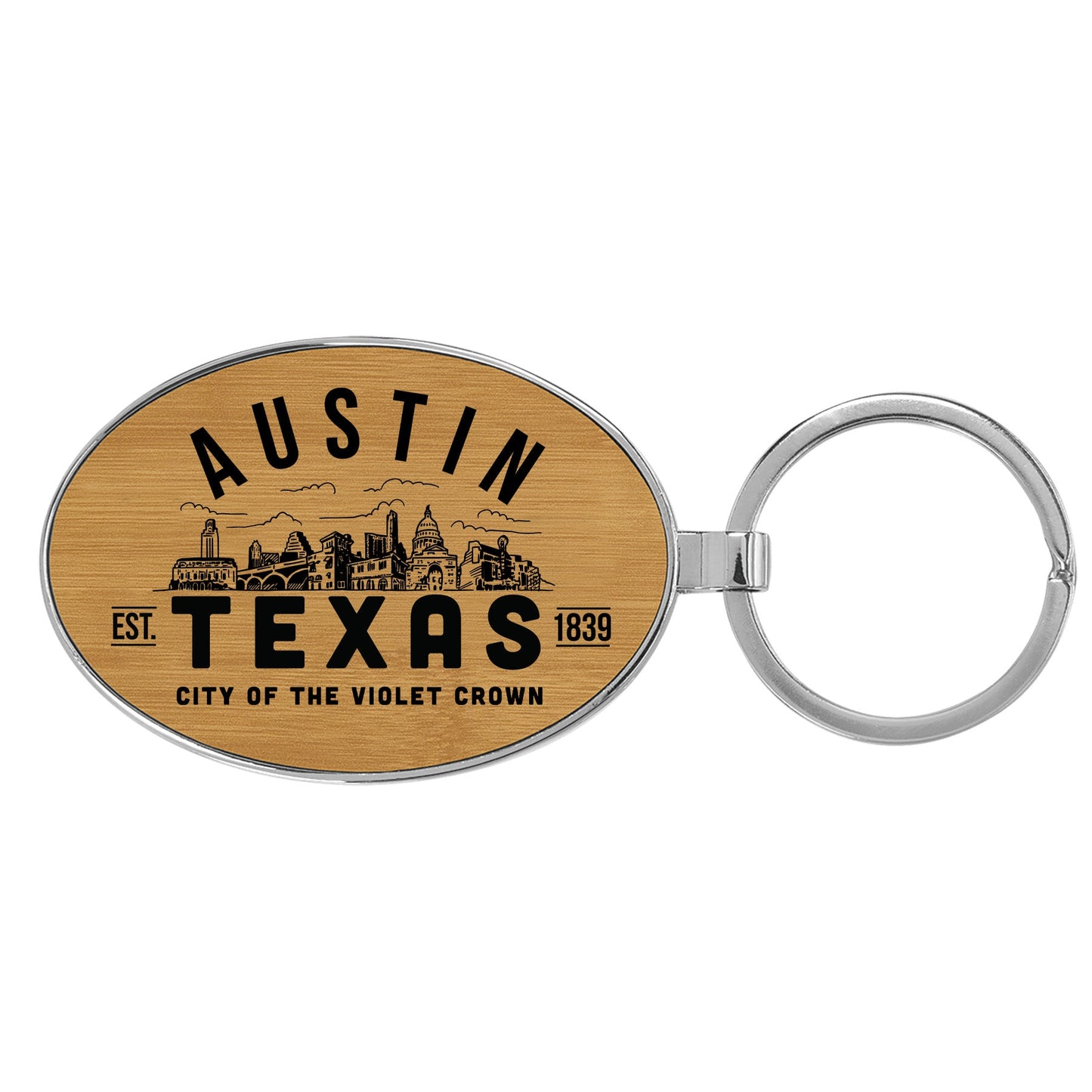 Austin Texas Key Tag