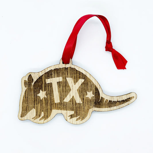 Armadillo Wooden Ornament