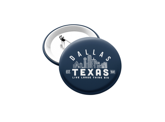 Dallas Texas Button