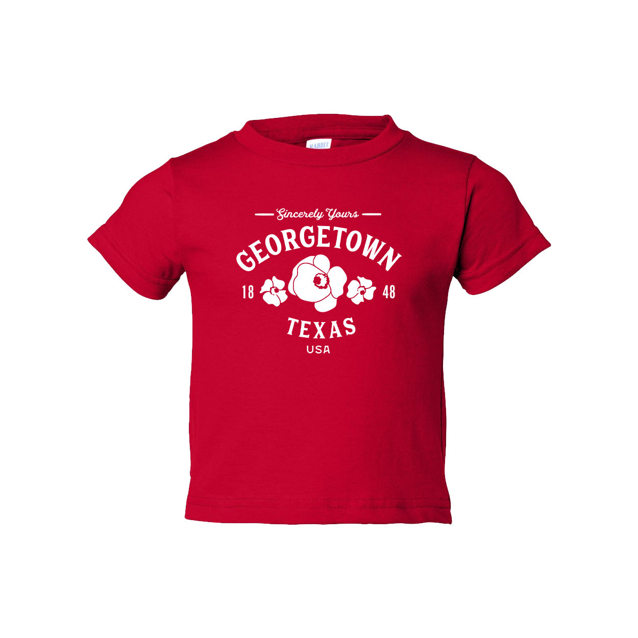 Georgetown Texas Toddler T-shirt - Poppies