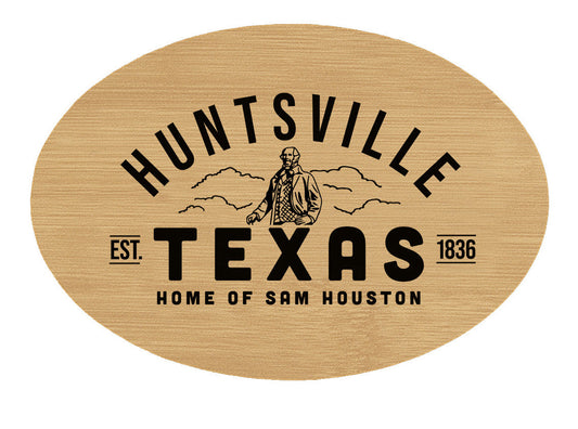 Hunstville Texas Wooden Magnet